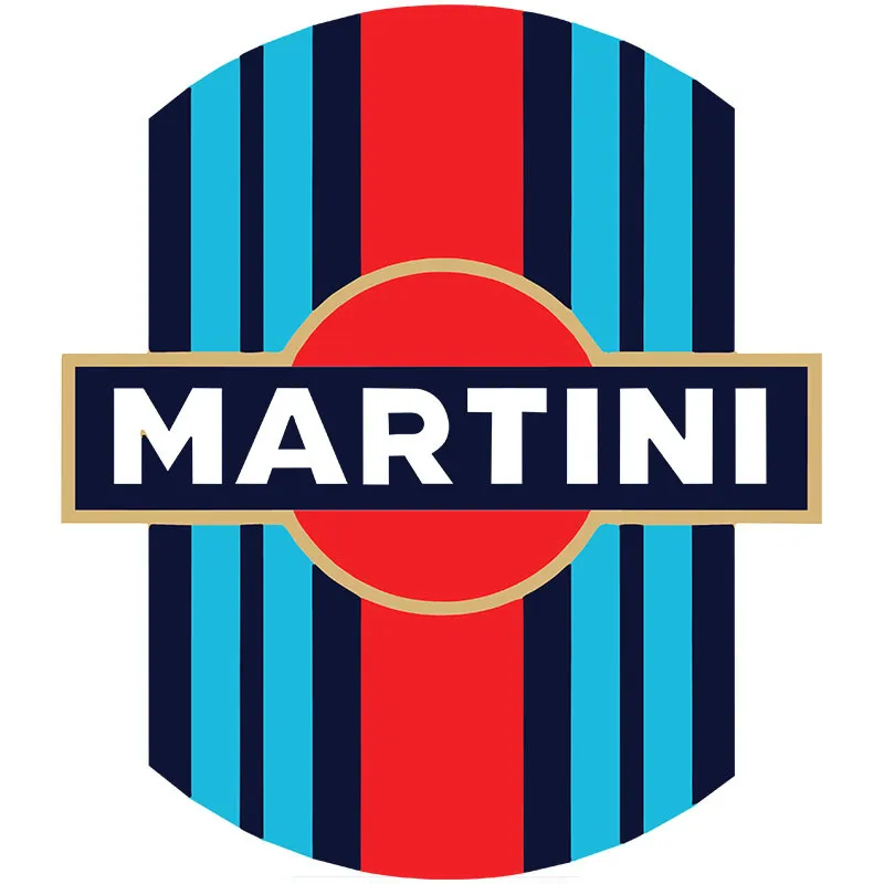 Hot Hot Cool MARTINI Racing Stickers Suitable for Bumper Mobile Phone Case Personalized  PVC Car Sticker Car Decals 20*16cm