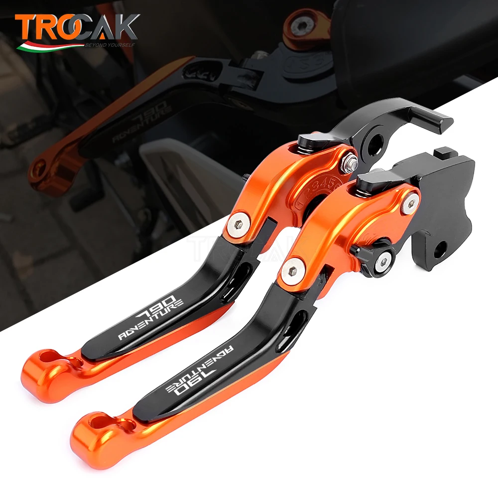 FOR KTM 790 Adventure R 790 ADV 2017-2023 Motorcycle Handlebars Levers Folding Handbrake Extendable Brake Clutch Levers