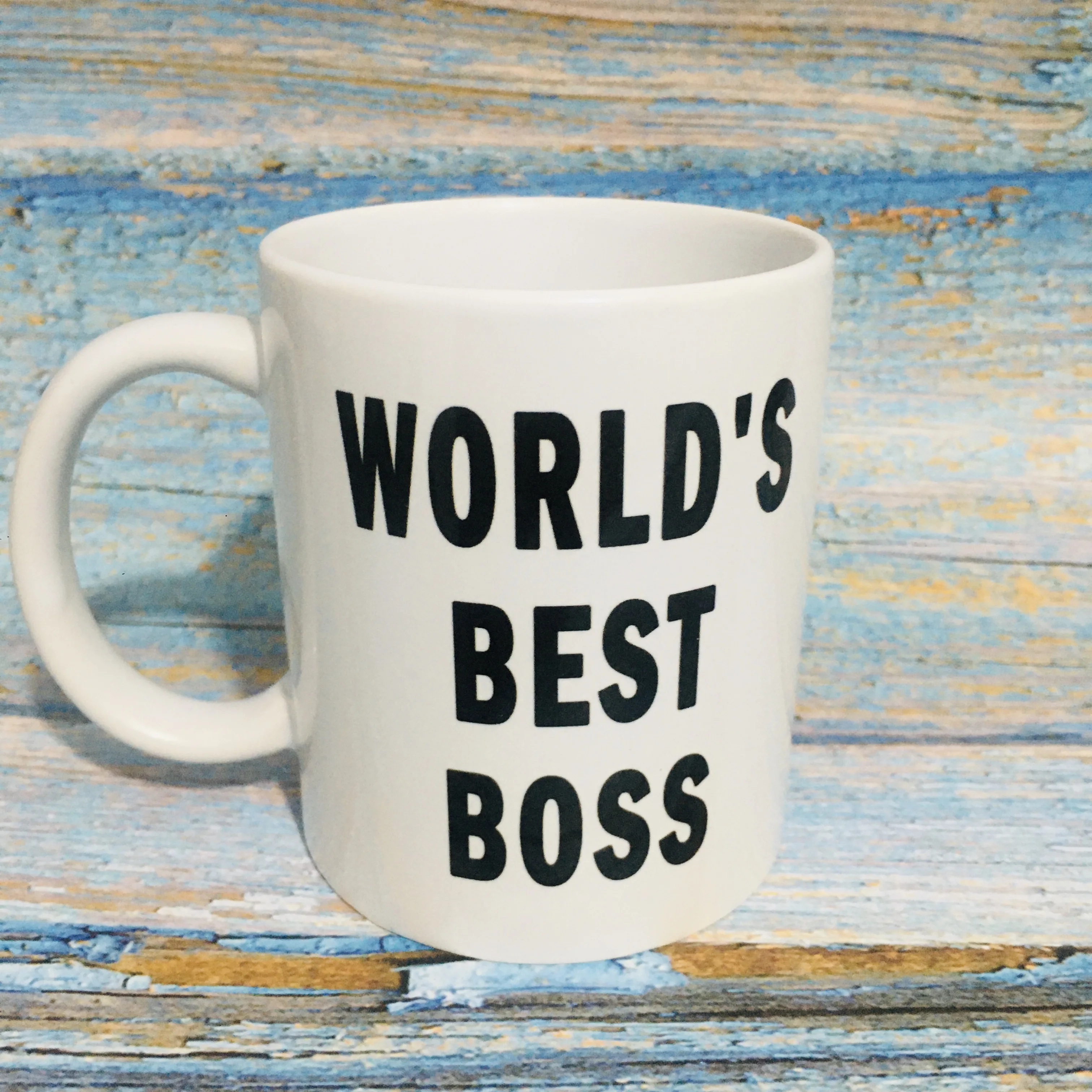 World Best Boss Coffee Mug 11oz White Ceramic Tea Cup Office Coffee Mug Friends gift Cup