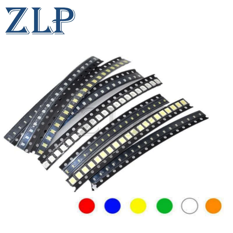 200pcs/lot 0603 SMD Led each Super Bright Red/Green/Blue/Yellow/White Water Clear LED Light Diode source light-emitting lamp