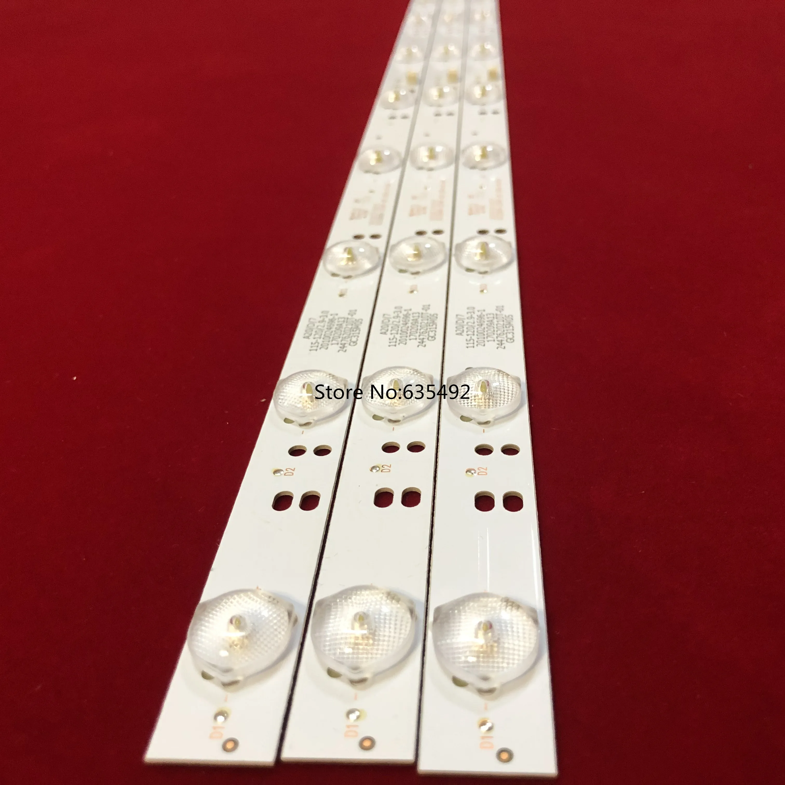 15 قطعة LED قطاع ZDCX315D09-ZC14F-01 M08-BD32030-0901N-3393A ل DHL32-F600 DHL32-H800 AOC LD32E12M 3212M LT-32HG82WU BOEI320WU1