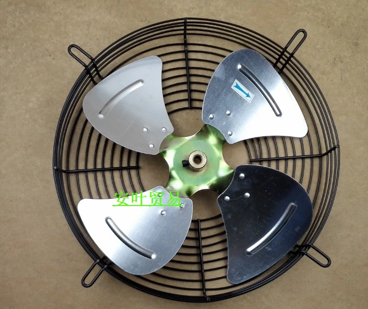 Cold storage water chiller condenser scattered heat supply network to cover 350 400 mm blades blade head motor cover blades