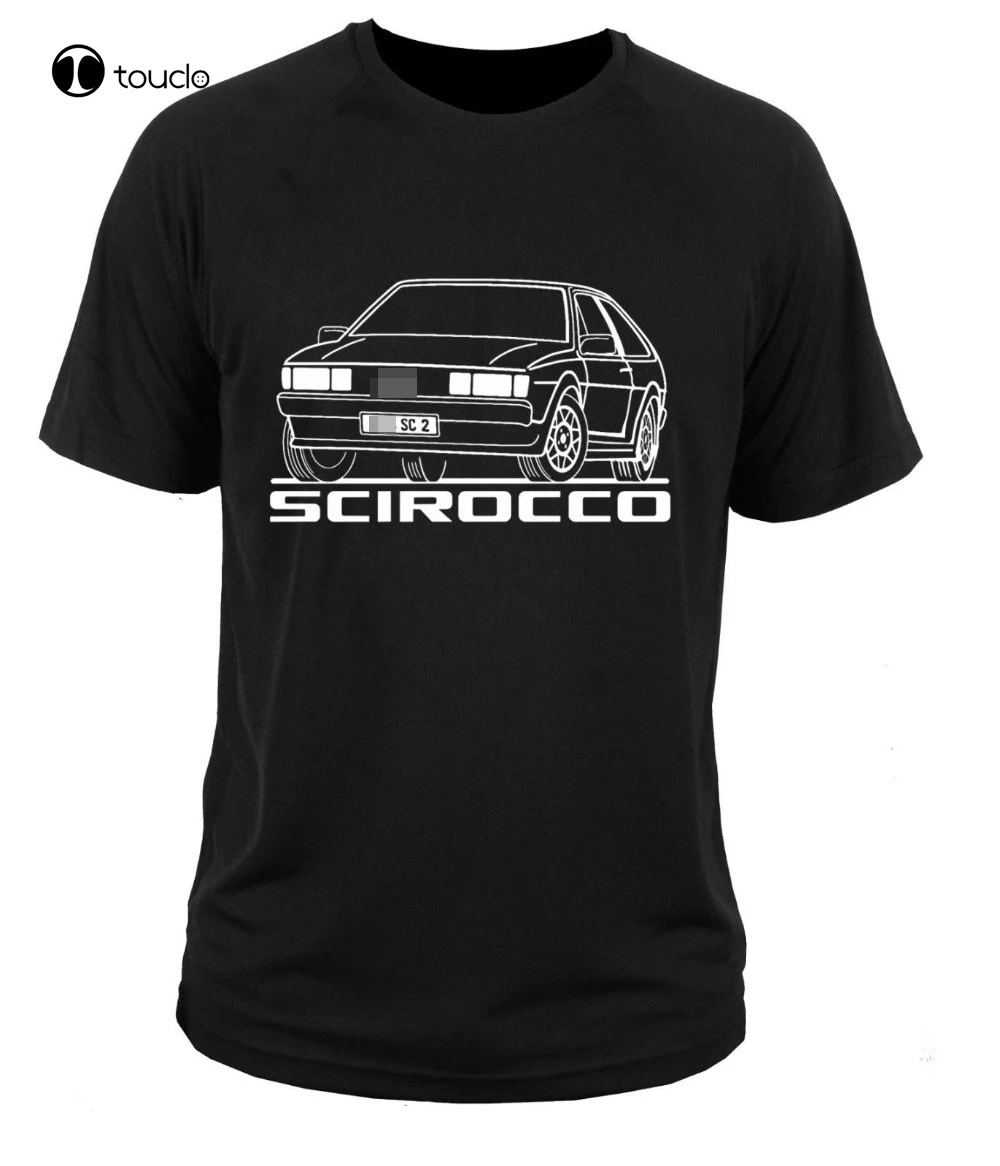 Brand Clothing Tees Casual Print T-Shirt Harajuku Men Top T Shirt Scirocco Mk2 Oldschool Car Fans Design Tee Shirt