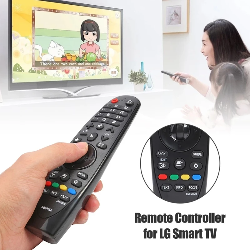 Universal Replacement Remote Control with USB Receiver for LG- Remote AN-MR600 AN-MR650 42LF652v 49UH619V