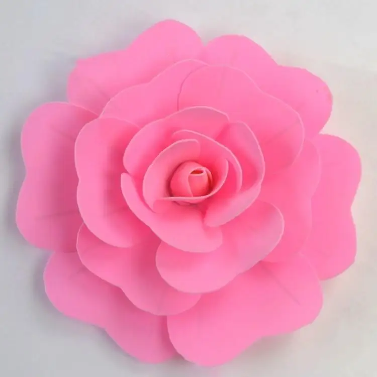 

20cm Available Big Foam Rose Flower Festive Display Window Flower For Wedding Xmas Decorations 42 colors