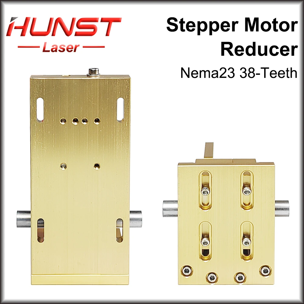 Imagem -04 - Redutor do Motor Deslizante de Hunst Nema23 38-dentes para o Corte do Laser do Co2 e Máquina de Gravura Assento do Motor da Y-linha Central x