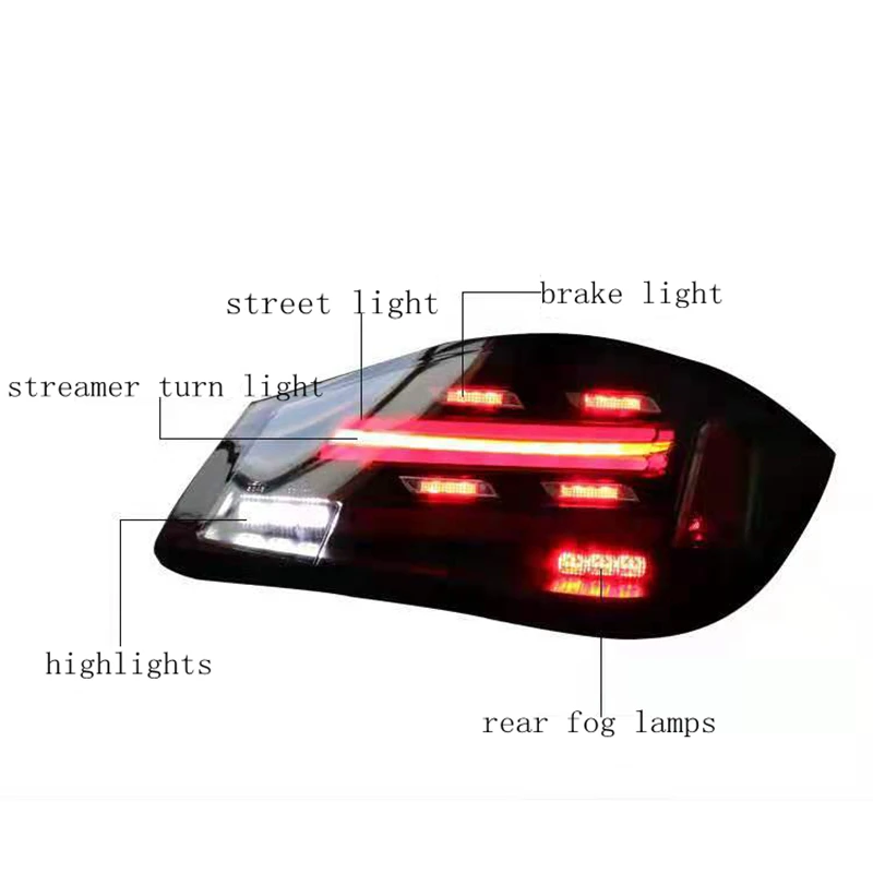 

LED taillight for Porsche Cayman 2004-2012 No break the line Modified tail light assembly