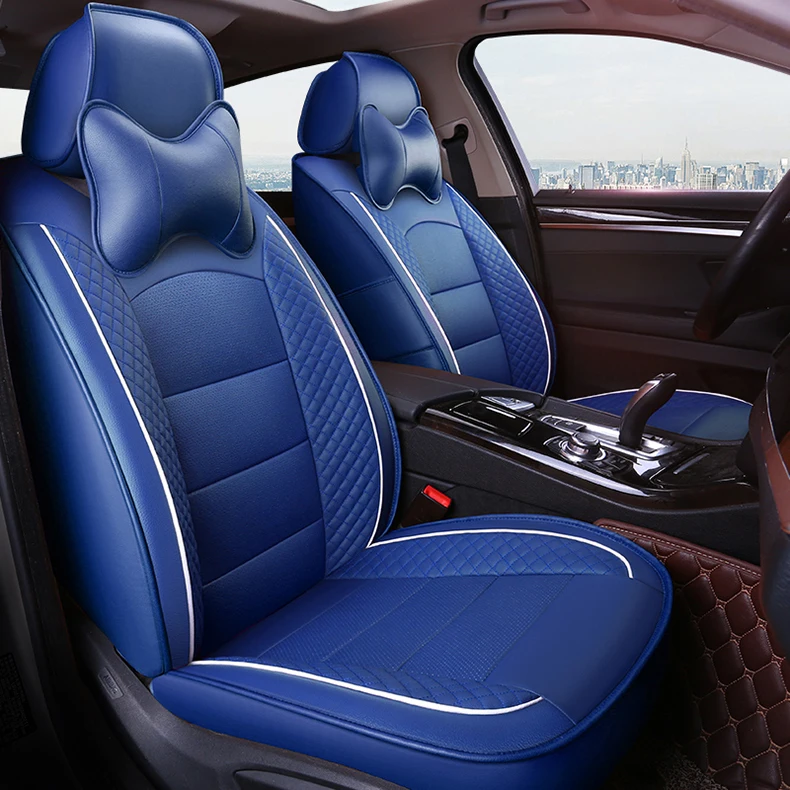 custom car seat cover leather for Volkswagen Magotan Golf Tiguan Scirocco Touarege Jaguar XE XJ XF XJ car decoration styling