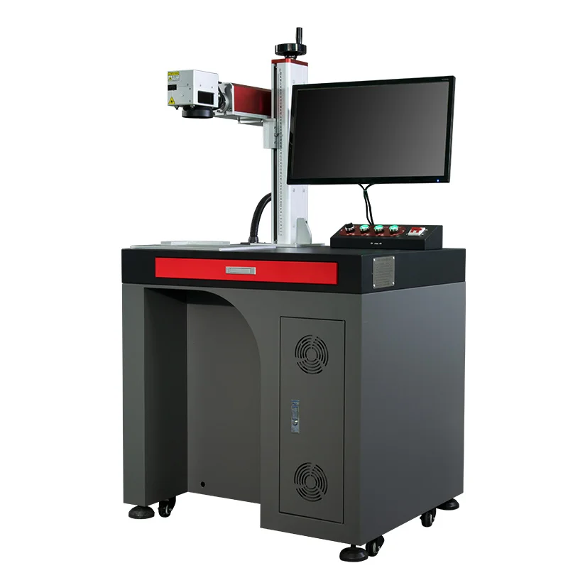 

20w 30w 50w 100w Raycus JPT MOPA Fiber Laser 3D Marking Machine Is Suitable for Medium-Sized Enterprise Knife And Gun Engraving