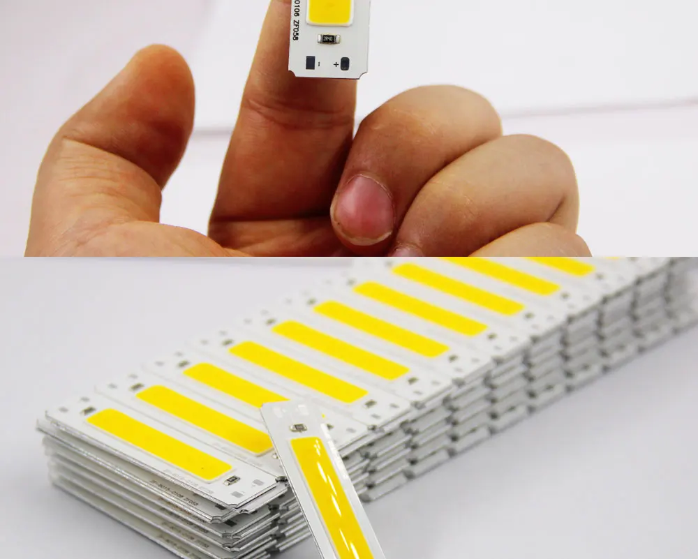 SUMBULBS DC 5V 2W LED COB Streifenlichtquelle 60x15mm Warmweiß Kaltweiß 3000K 6500K für DIY USB-Leuchten – Detail 8