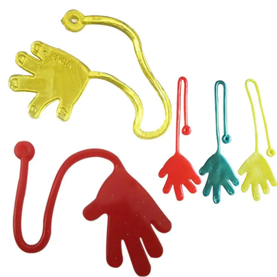 

5 PCS sticky hand retractable sticky palm small sticky hammer party toys novelty prizes birthday gifts anti pressure fun gadgets