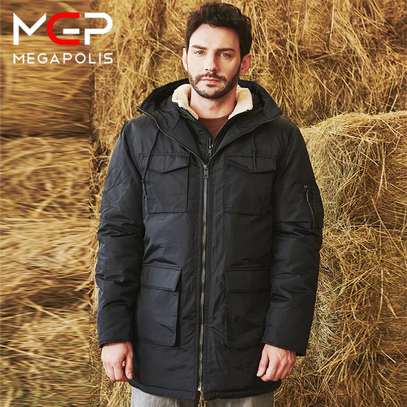 MGP Giacche da uomo bavero in lana d\'agnello mantenere caldo moda giacca invernale da donna abiti in cotone 2 colori