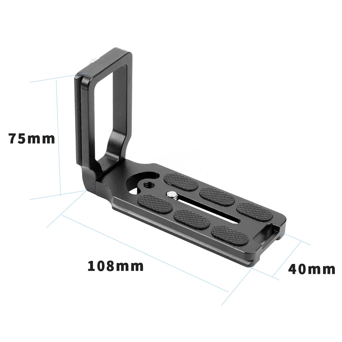 Universal Quick Release L Plates MPU-105 Vertical Bracket Hand Grip 1/4" Screw for Canon Nikon DSLR Camera Tripod Ballhead 39mm