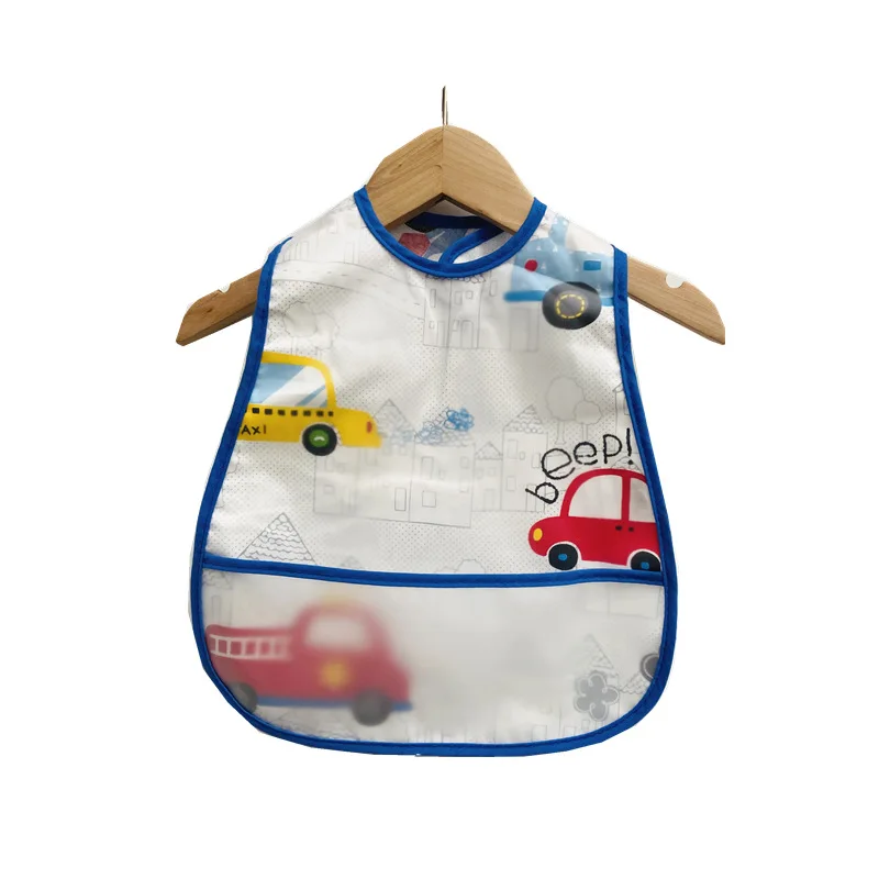 Bavoirs en coton réglables pour bébé, Bavoirs d'alimentation imperméables pour enfants, Dessin animé, Bol, Garçons, Accessoires de rajeunissement, Haute qualité