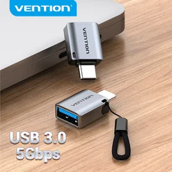 Vention-Adaptador USB tipo C a USB 3,0, convertidor de Cable OTG macho a hembra para Macbook Pro, Samsung S20, S10