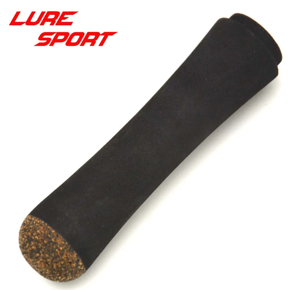 LureSport 10cm EVA grip with RubberCork Butt 3pcs Rod Building Component Cork Rod handle Repair Fishing Pole DIY Accessory