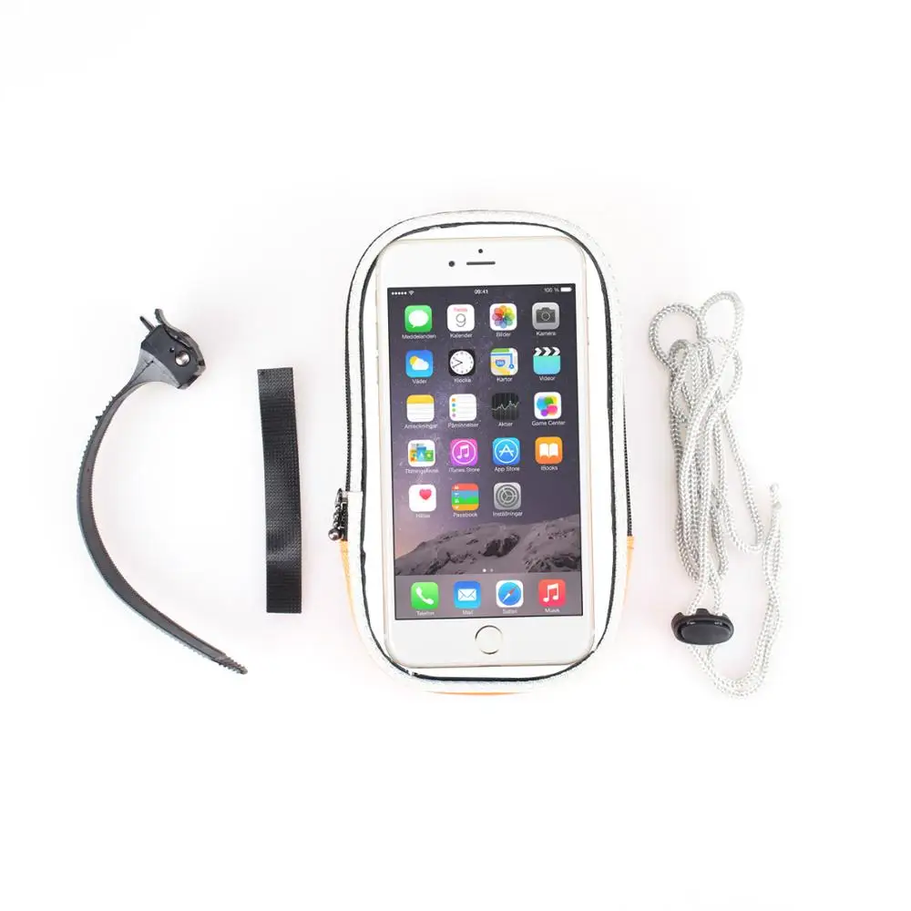 Waterproof Front Cycling Bike Bag Mobile Phone Holder Touch Screen Bicycle Cell Phone Bag 4.7-5.5 inch Bicycle Accessories image 3