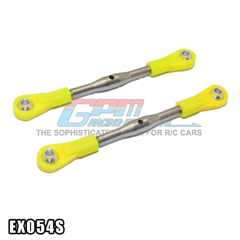 GPM STEEL FRONT ADJUSTABLE LINKAGE WITH PLASTIC BALL ENDS For AXIAL  EXO TERRA BUGGY RC Upgrade