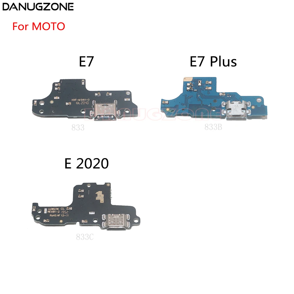 

USB Charging Dock Port Socket Jack Plug Connector Charge Board Flex Cable For Motorola MOTO E 2020 XT2052-5 E7 Plus Power