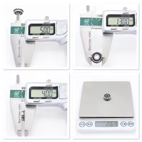 FUSHI F695 2RS Bearing 5*13*4 mm 10Pcs ABEC-7 Flanged Miniature F695 RS Ball Bearings F695RS For VORON Mobius 2/3 2/4 3D Printer - Image 4