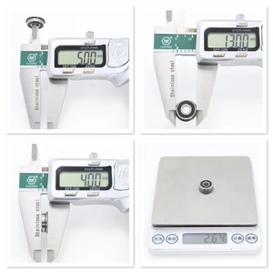 Fushi F695 2Rs Lager 5*13*4mm 10 Teile ABEC-7 Flansches Miniatur F695 RS F695RS Kugellager für Voron Mobius 2/3 2/4 Drucker 3d 8 Hauptverkaufsflanschlager - №7