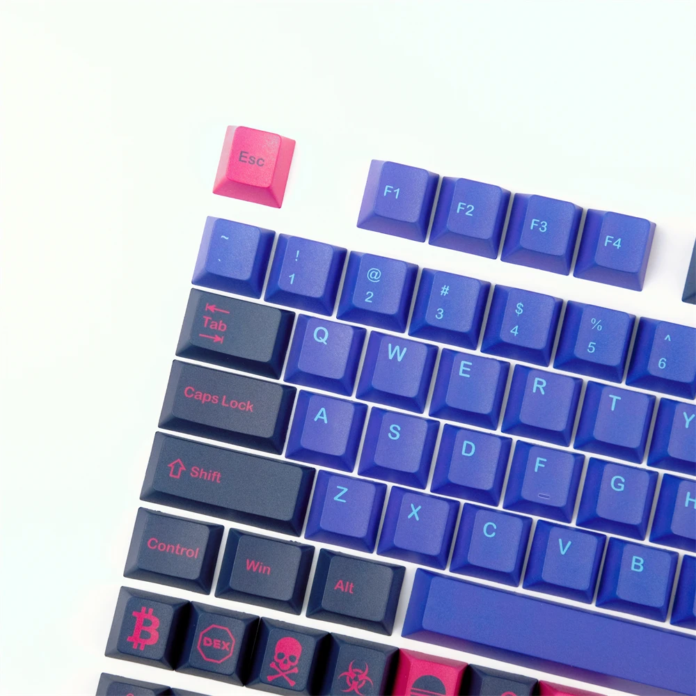 GMK Laser PBT Keycaps DYE-Sublimação Cereja Perfil 126 Teclas Para Teclado Mecânico Interruptor Transversal Ansi 60% 80% 100% Layout