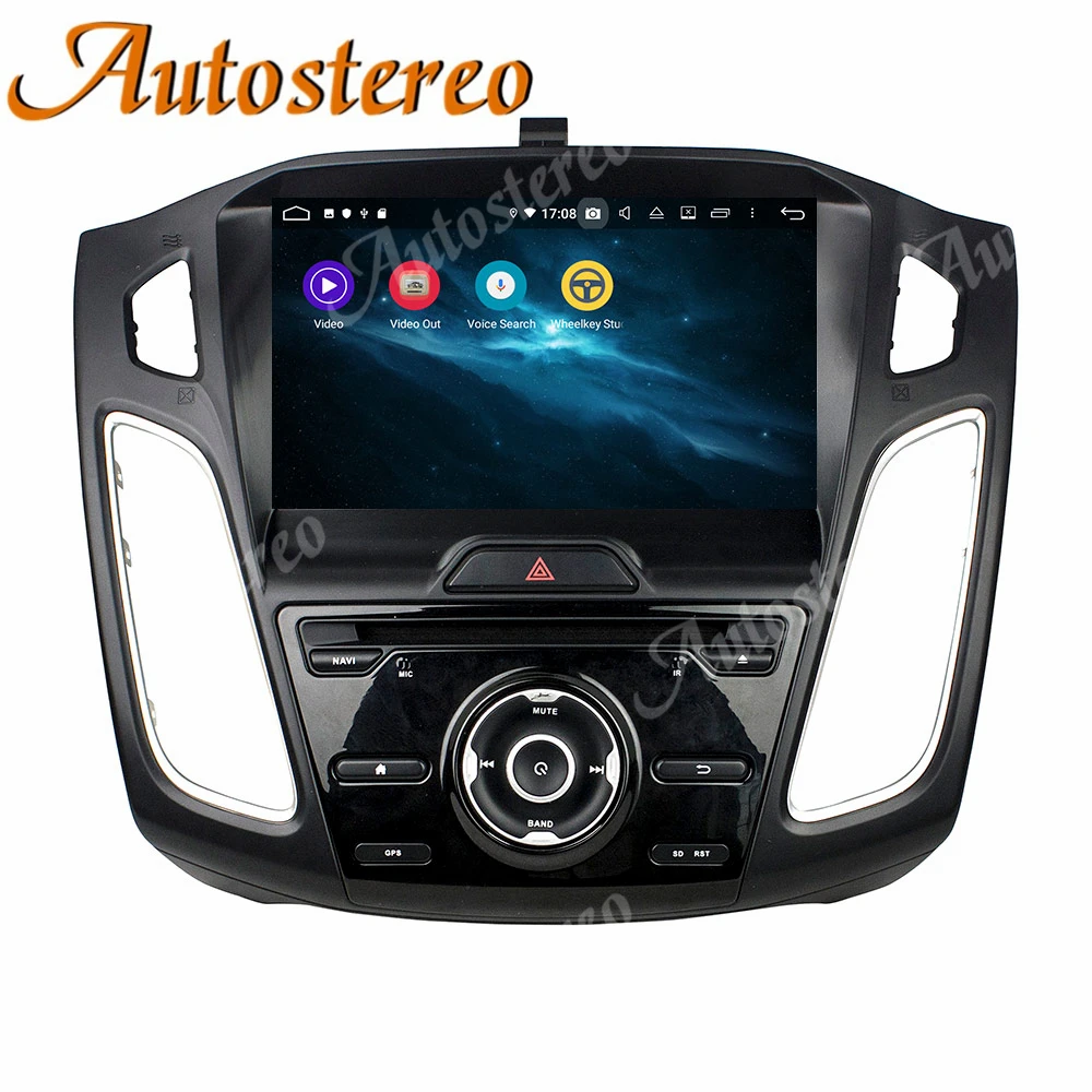 Android 10 Octa Core samochodowy odtwarzacz DVD nawigacja GPS nawigacja odtwarzacz multimedialny dla Ford Focus 2012-2019 Radio samochodowe Stereo odtwarzacz samochodowy jednostka główna