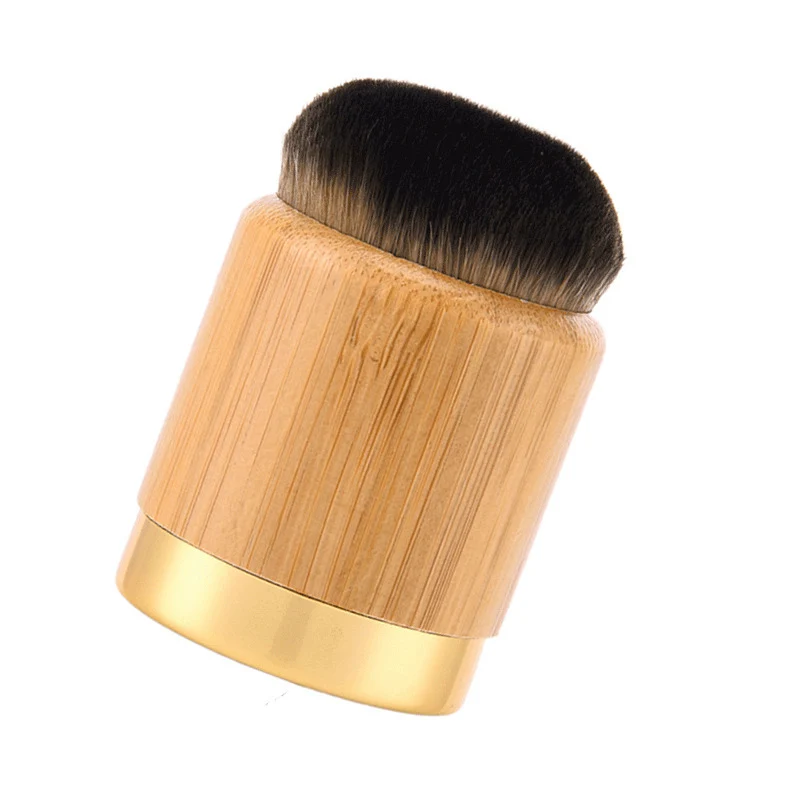 Pennelli per trucco in bambù naturale paffuto portatile SAIANTTH pennello per fondotinta cosmetico blush trucco professionale per la bellezza del viso maquiagem