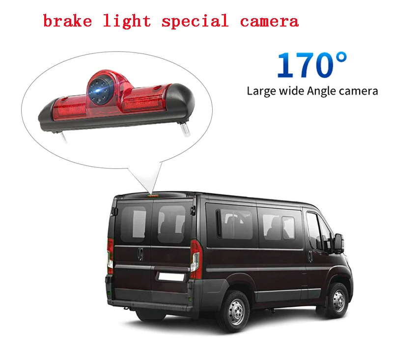 

Car Brake Light Rear View Camera Waterproof Night Vision Reverse Camera for fiat ducato Peugeot Boxer Citroen Jumper rear camera