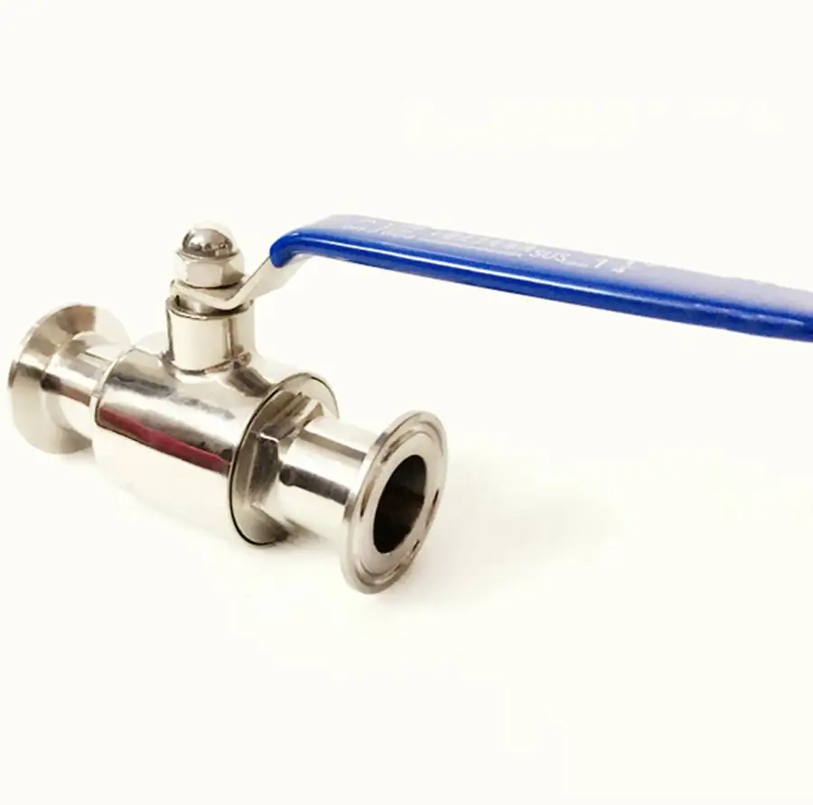 

Fit 38mm 1-1/2" Pipe OD x 1.5" Tri Clamp Sanitary Ball Shut Off Valve SUS 304 Stainless Beer Brewing Home