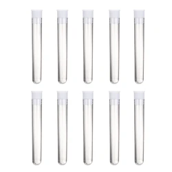 20Pcs Transparent Clear Plastic Tube Bottle Bead Containers with Lid Jewelry Packaging display Container Storage Jars