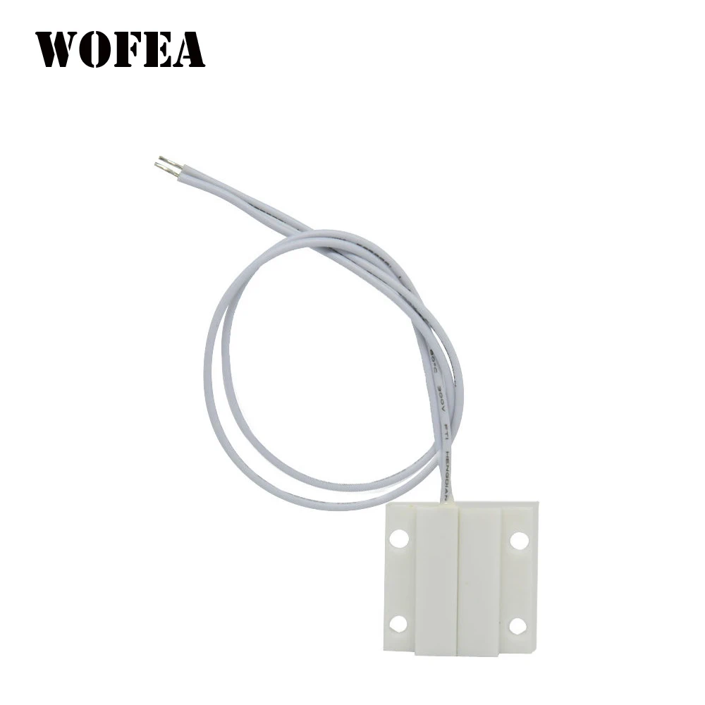 Hardwire Door Sensor NC  Normal Close Magnetic Switch 10pcs/lot Work With Home alarm System