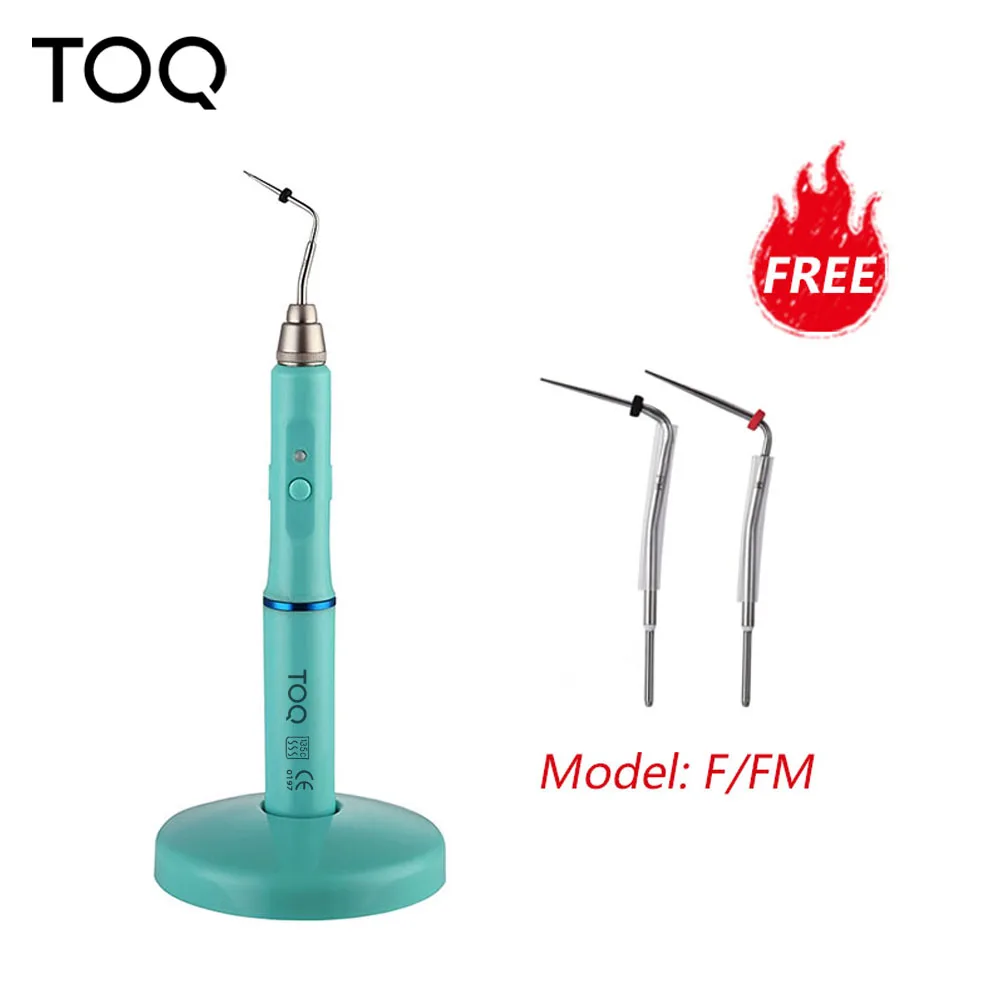 Dental Cordless Wireless Gutta Percha Obturation System Endo Heated Pen 2Tips Wireless for Root Canal Filling Obturation filling