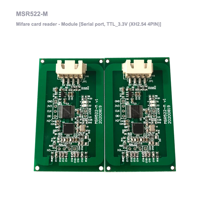 Module de lecteur de cartes intelligentes, conforme à la norme ISO14443A, compatible avec mi are1 S50 et mi are1 S70, lecteur NFC UART RS232, MSR522-M