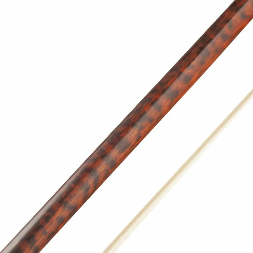 1pcs high class Snakewood baroque violin bow 4/4 ,outward camber