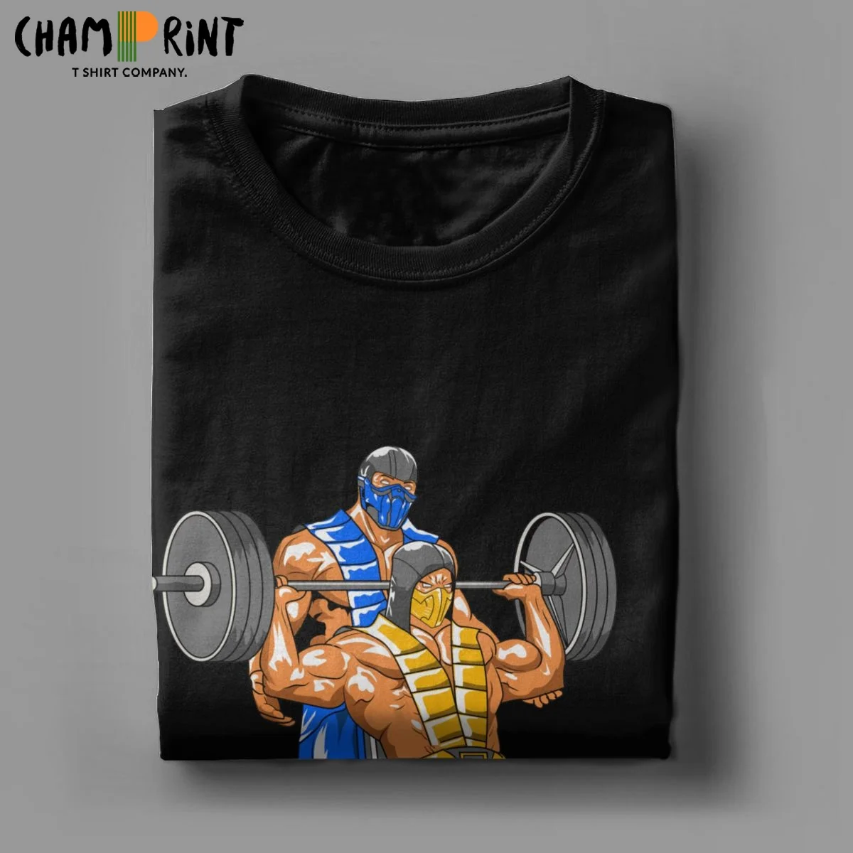 Icy Hot Spot T Shirts Men O Neck Mortal Kombat T-Shirt Sub Zero Scorpion Mk11 Arcade Game Tees Short Sleeve Clothing Big Size