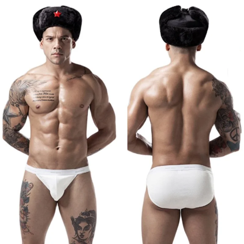 5 Piece Cotton Underwear For Men Sexy Briefs Underpants Panties Homme Undies Boy Undershorts Big Size Knickers Pouch Trunk S-4XL image 3