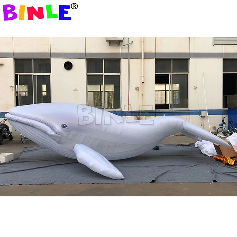 Marine Theme Hanging Giant Inflatable Whale Balloon,Sea Animal Cartoon Model For Outdoor Display