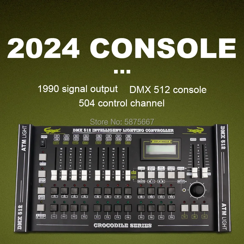 2024 Console DMX512 Controller Computer Light Control Stage Light Console Disco Console Stage Lights For Party Dance Show