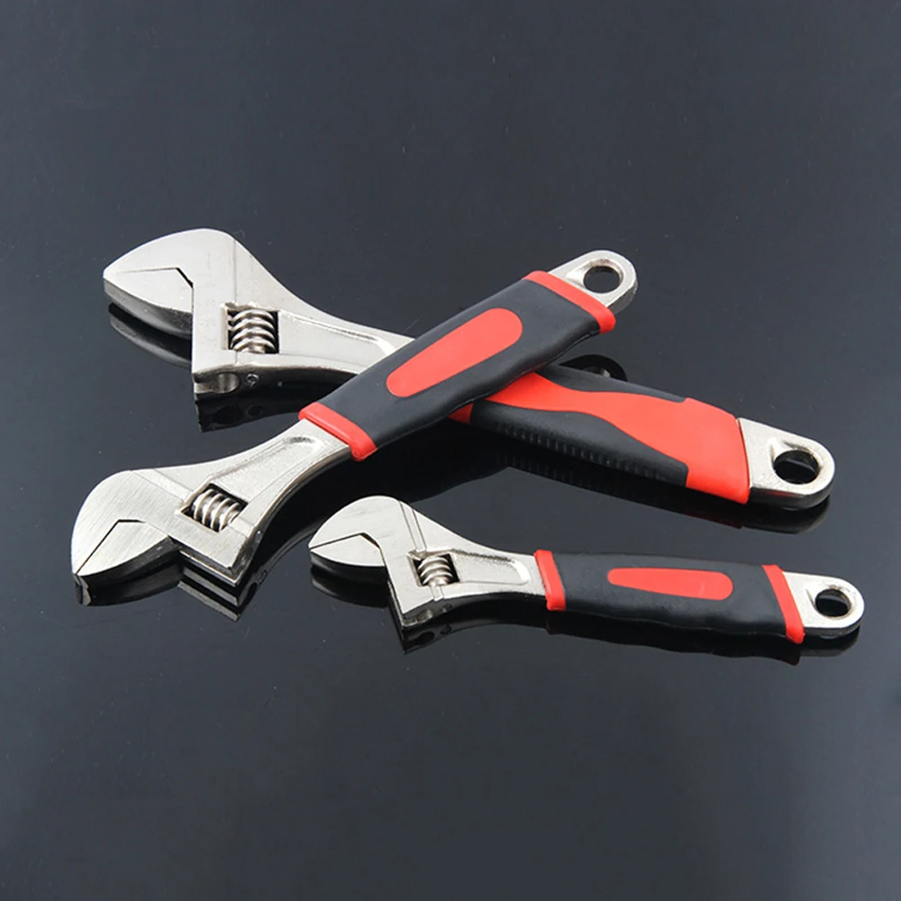

Adjustable Wrench Universal Mini Small Big Monkey Spanner Head Jaw Repair Tool Shifting Wrench Home Tools Car Adjust Wrenches