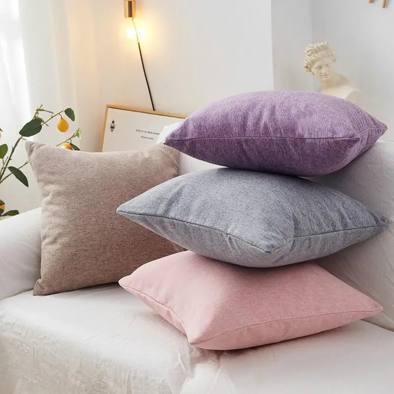 

Alpaca Velvet Cushion Cover Solid Color Soft Skin-friendly Throw Pillow Cover For Living Room Sofa Modern Home Decoration 3 size