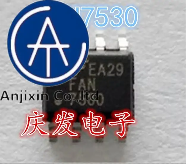 10pcs 100% orginal new in stock  FAN7530 FAN7530MX SOP8 LCD power chip