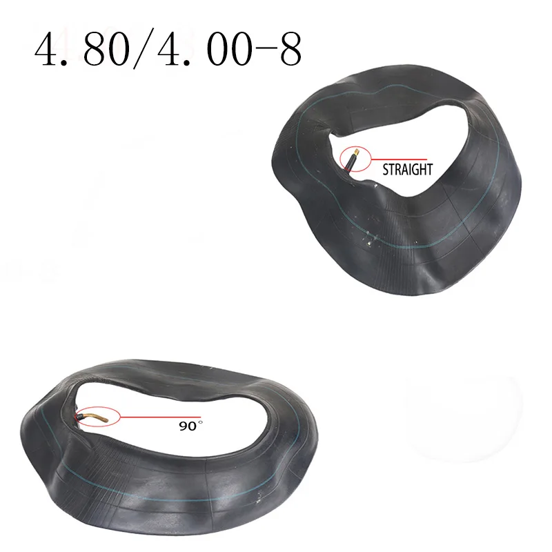 4.00/4.80-8 Straight Tube and Bent Inner, Suitable for Trolley Bag Truck 4.80 / 4.00-8 Tires