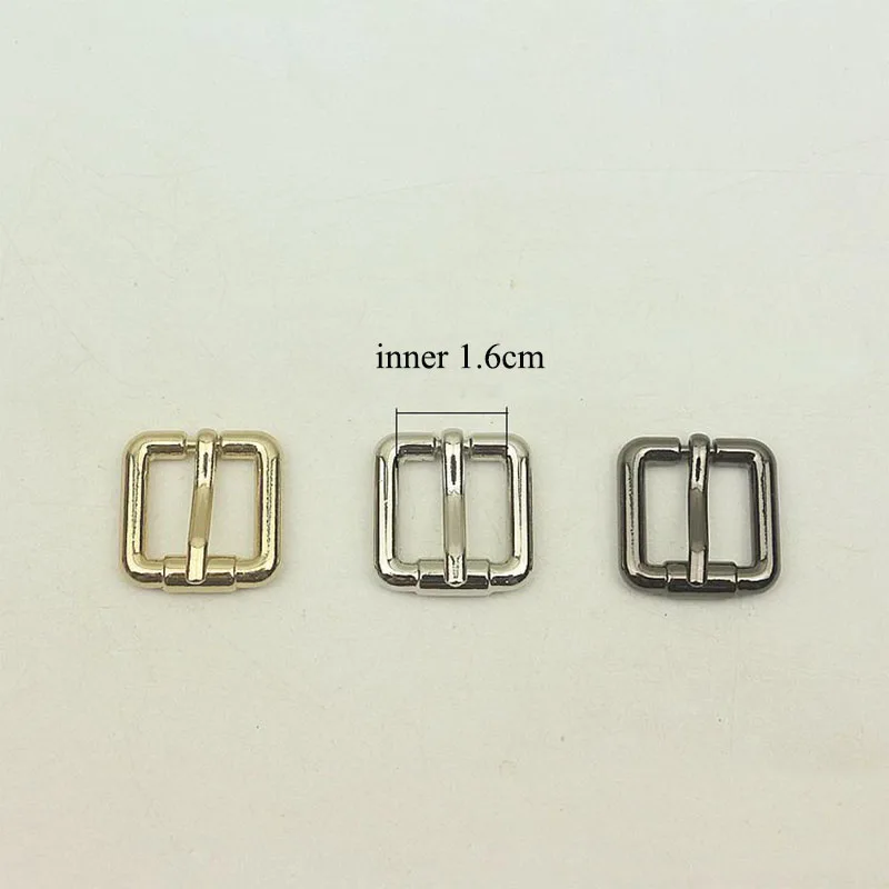 

30pc 16mm Pin Belt Buckle for Bags Straps Ring Adjust Roller Slider Buckles DIY Clothing Belts Leather Sewing Accessory