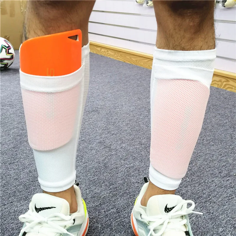 Football Shin Guards Double-Layer Perspiration Soccer Socks Universal Inserts Match Inserts Fixed Sleeves Calf Guards