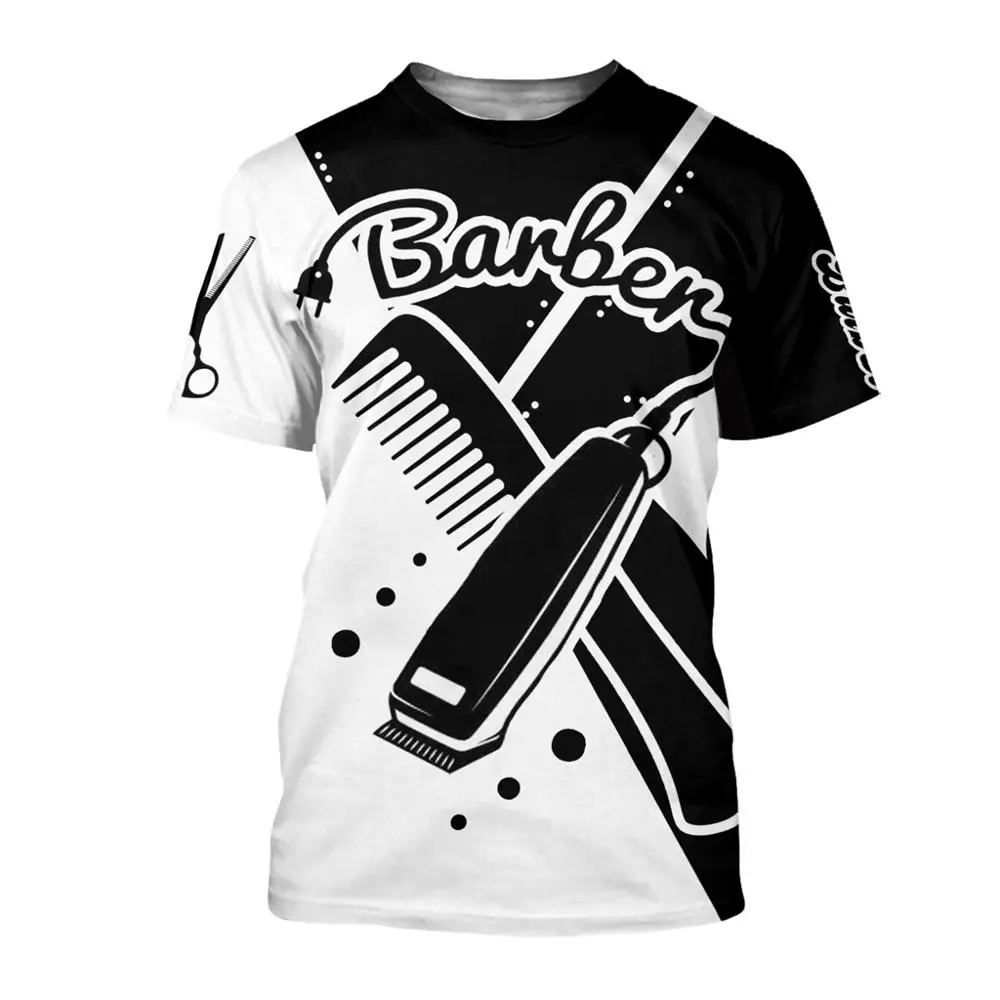 2020 Summer Men t shirt Cool Barber Artist 3D Printed Harajuku short Sleeve shirts Unisex Casual t-shirt tops Drop shipping