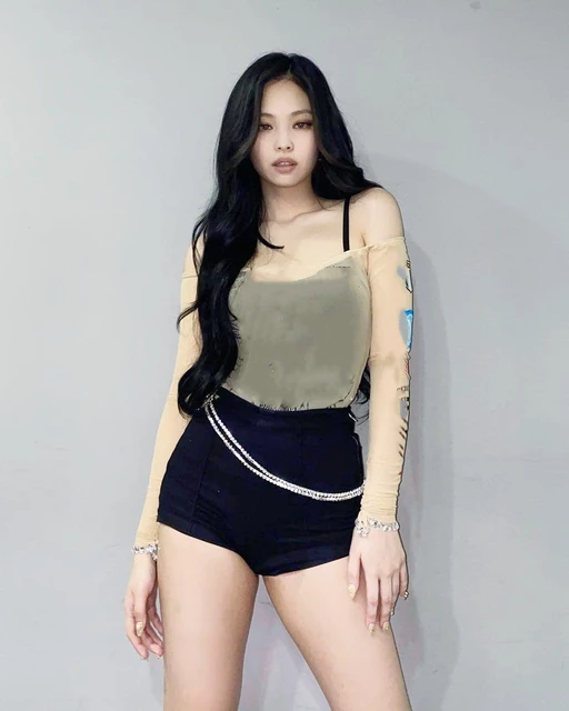 Kpop Korean Celebrity Stage Show Black Sexy Temperament Slim Chain Shorts Women Summer New Streetwear Fashion High Waist Shorts