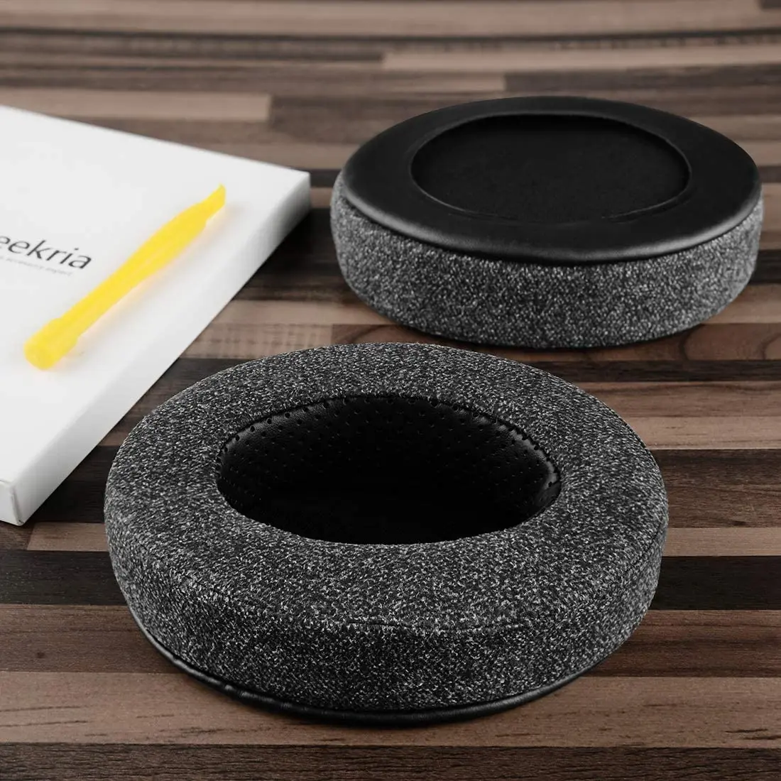 편안한 리넨 교체 이어 패드, 오디오 테크니카 ATH-M50XBT ATH-M50X M40X M30X M20X M10X ATH-ANC9 헤드폰 이어패드