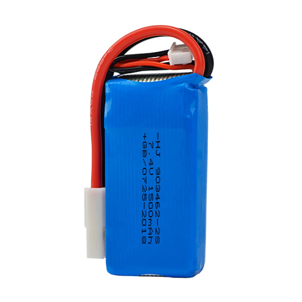 Rc Lipo Battery 7.4V 1500mAh 2S EL2P Plug For FT009 Rc Boat / Rc Toys RC Racing Boat Spare Parts