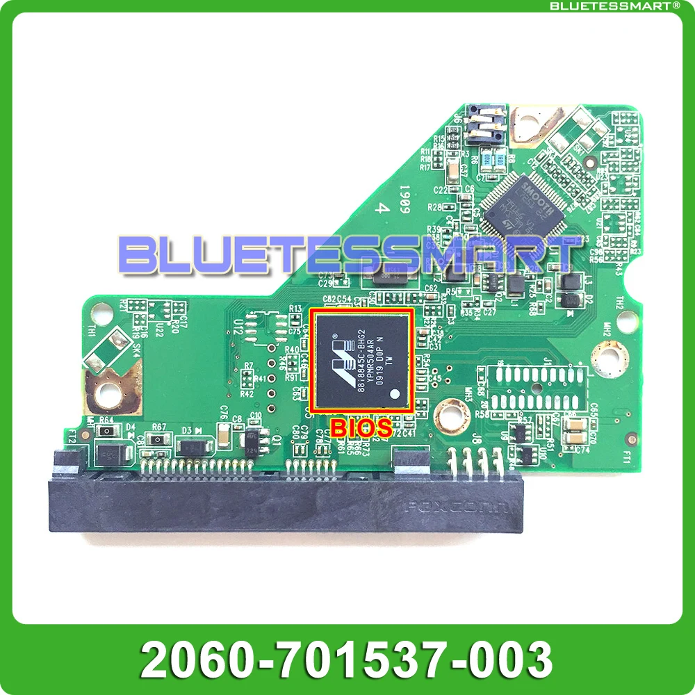 

HDD PCB logic board 2060-701537-003 REV A for WD 3.5 SATA hard drive repair data recovery